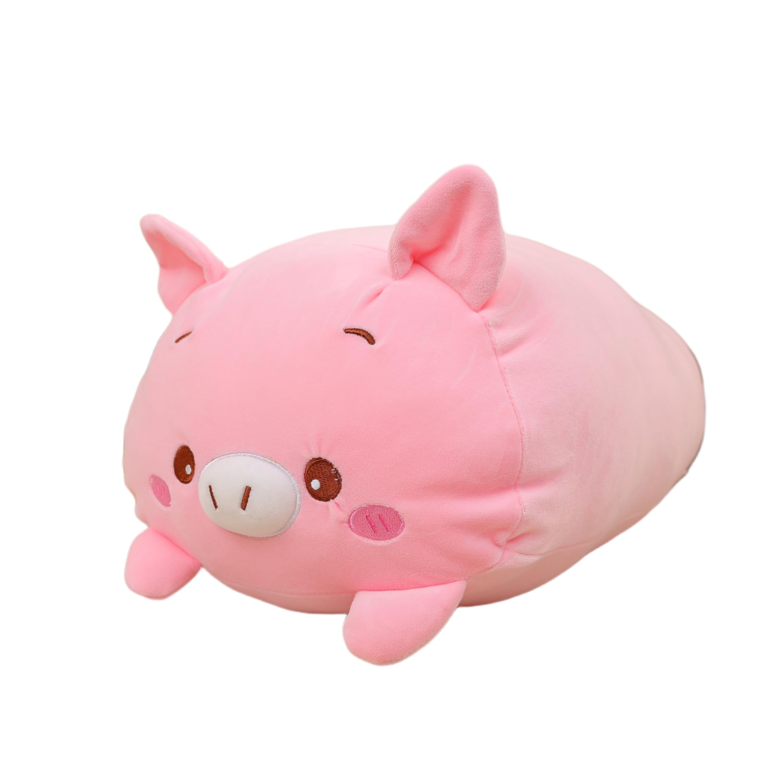 Tembe 23.6 Inch Cute Large Pig Plush Stuffed Animal Pillow, Very Soft Squish Mellow Hugging Toy Gifts For Bedding, Kids Sleeping